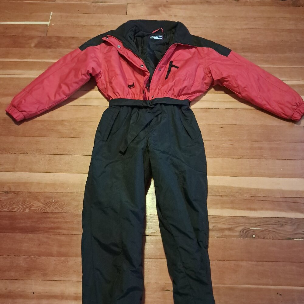 Vintage One Piece Ski Suit Snow Snowboard Suit